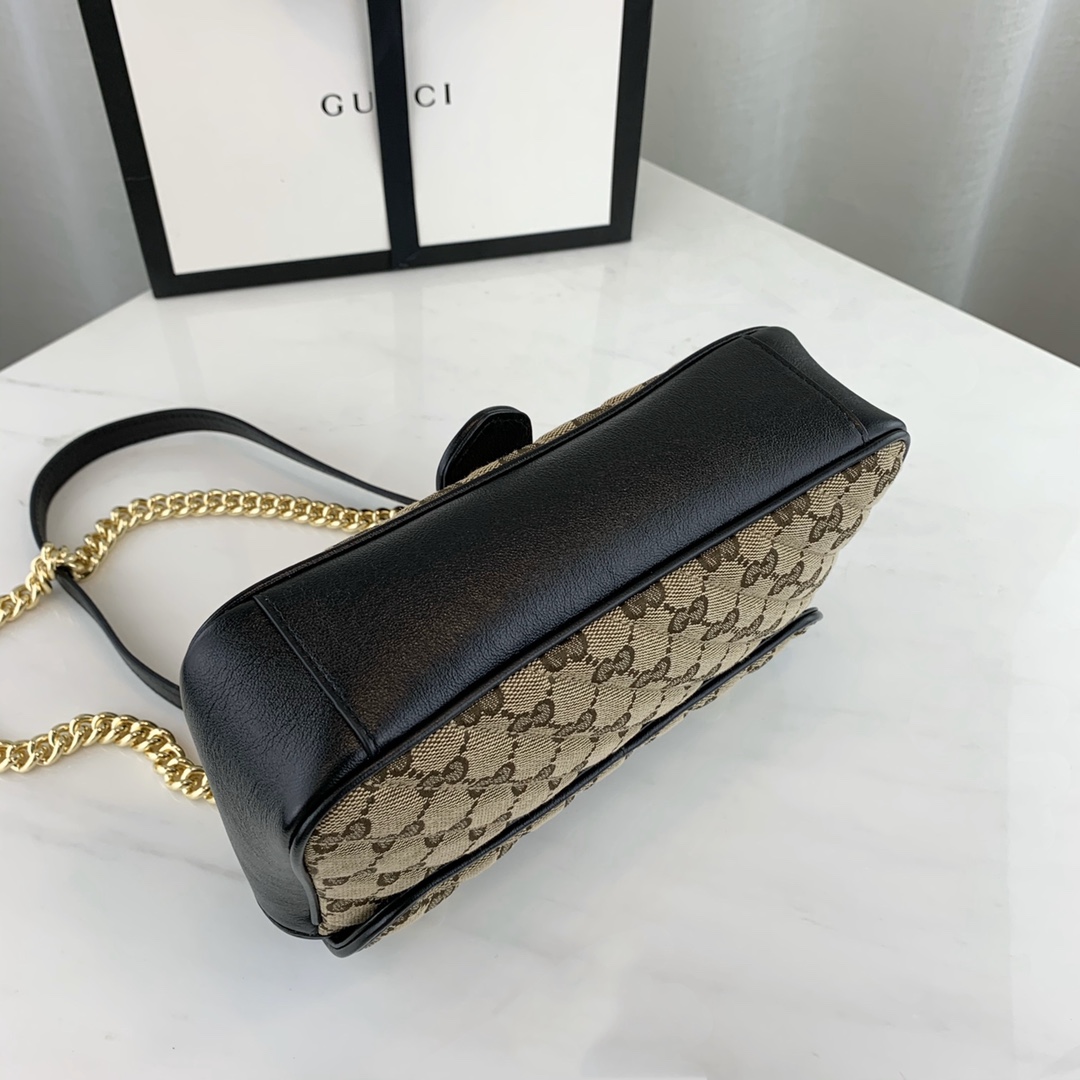 G*u*i marmont bag-14*23*6cm