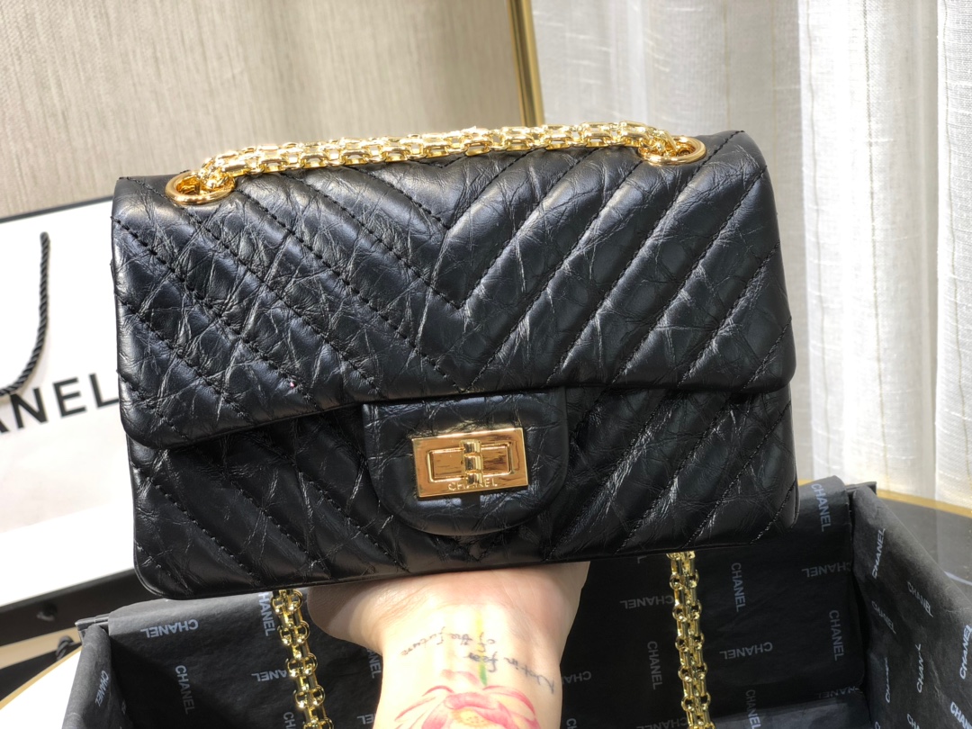 Ch@nel Reissue 2.55 Flap Bag -20CM