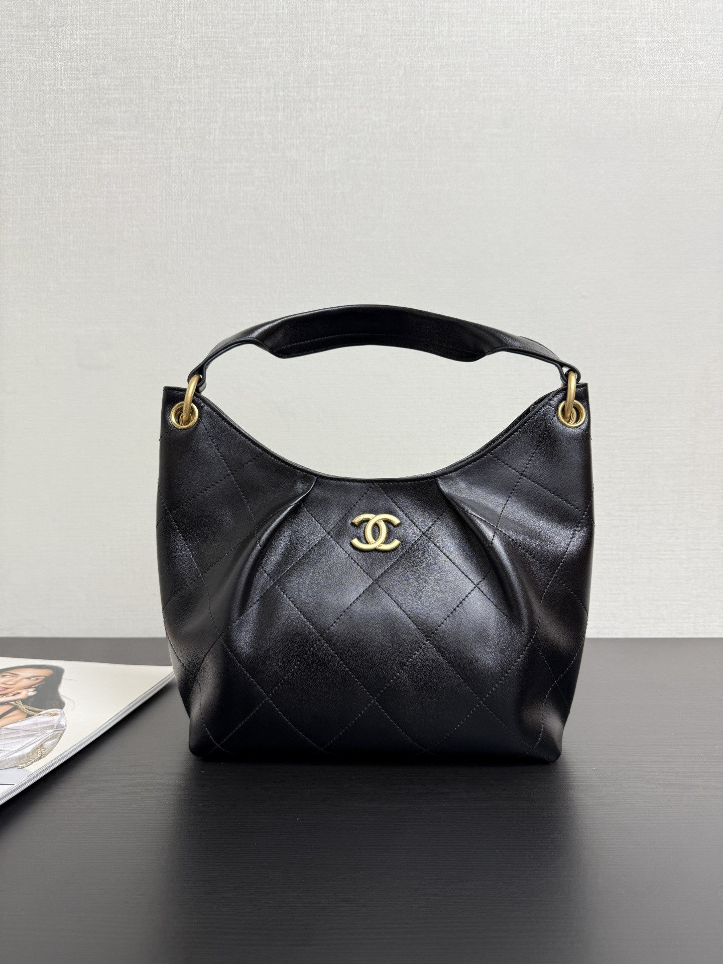 Ch@nel Hobo Handbag-32*20*9CM