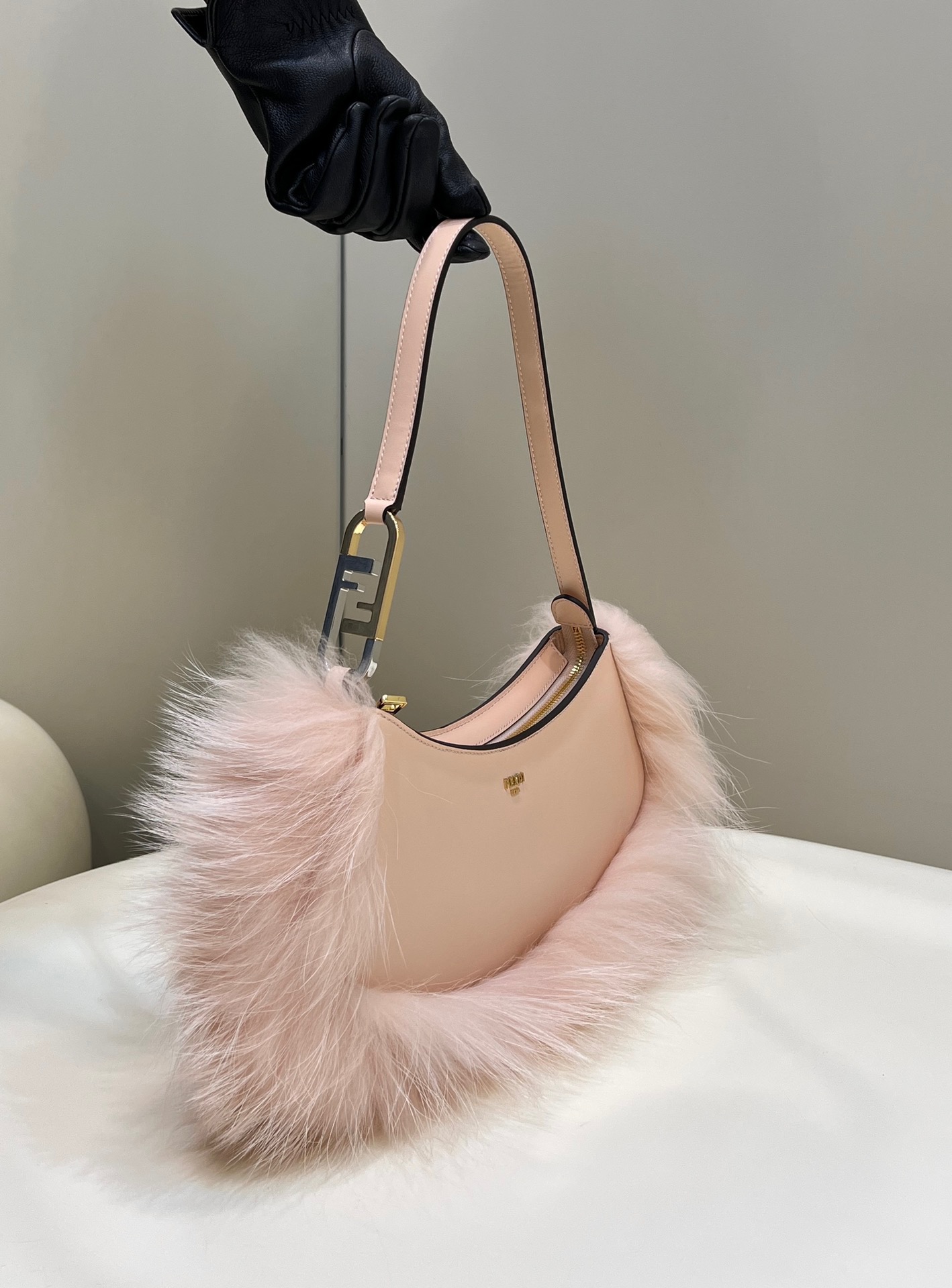 F**di o-lock clutch bags-32*11*5cm