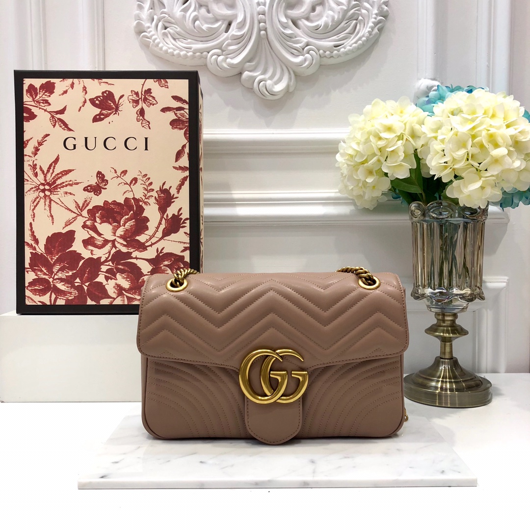G*u*i gg marmont chain bag-31*19*7cm