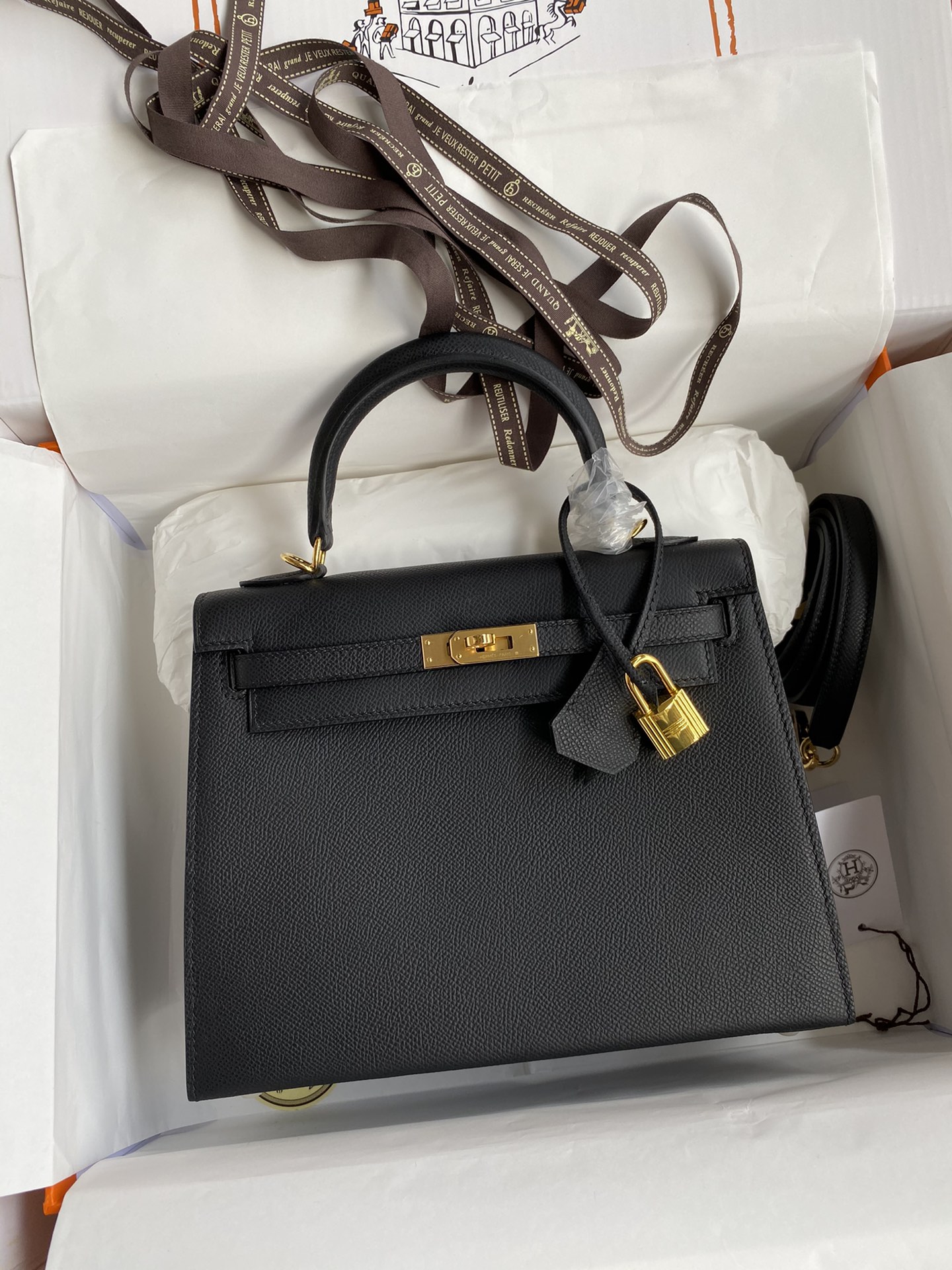 H**mes kelly-epsom leather-25cm
