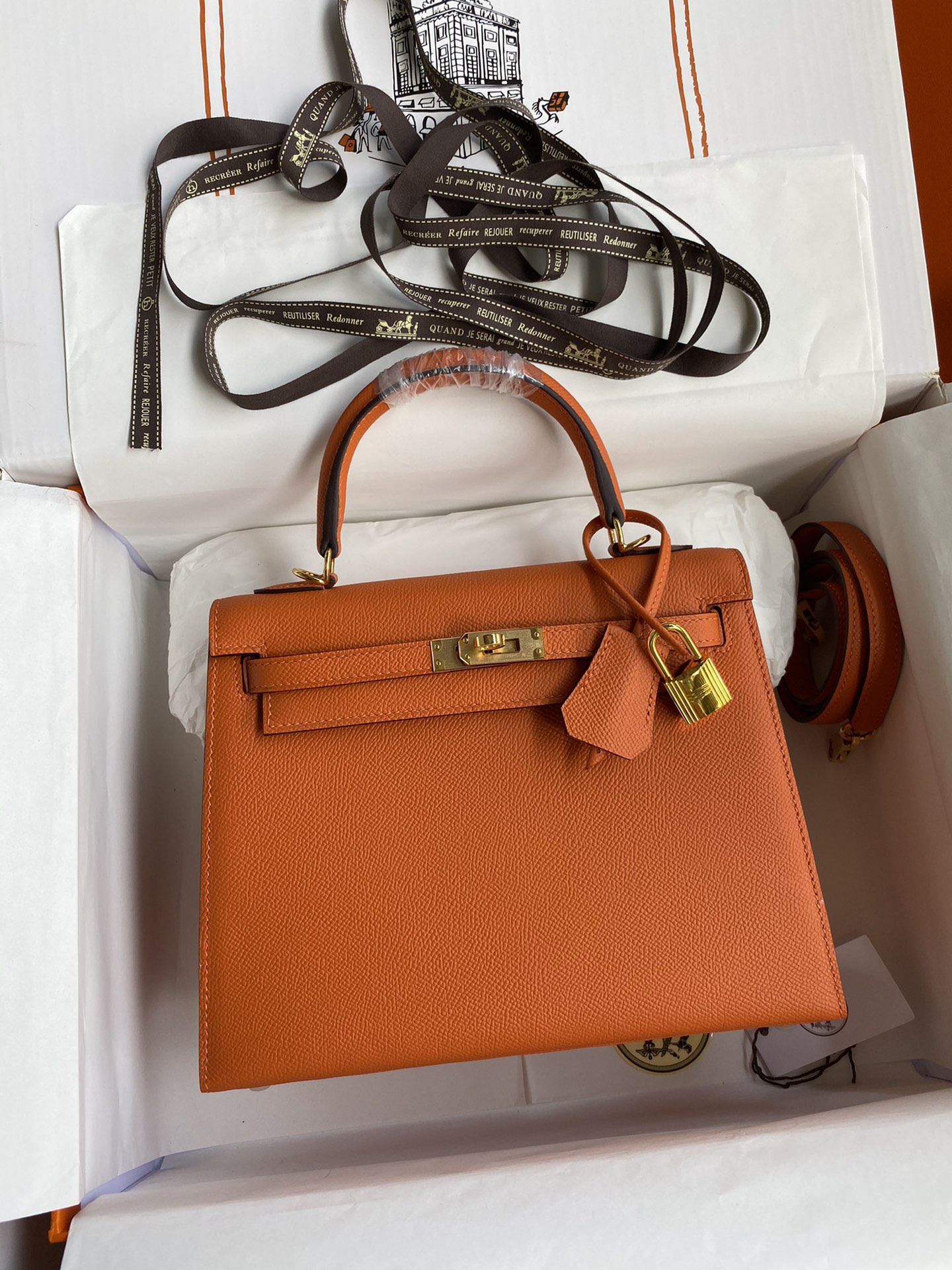 H**mes kelly-epsom leather-25cm