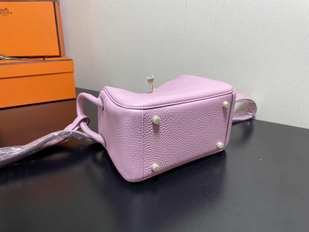 H**mes lindy 19-togo leather-19cm