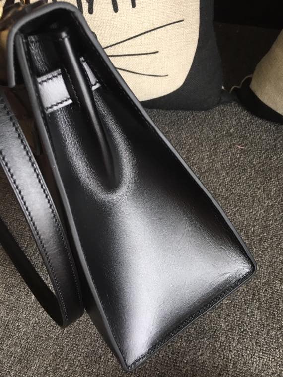 H**mes 28 kelly box leather-28cm