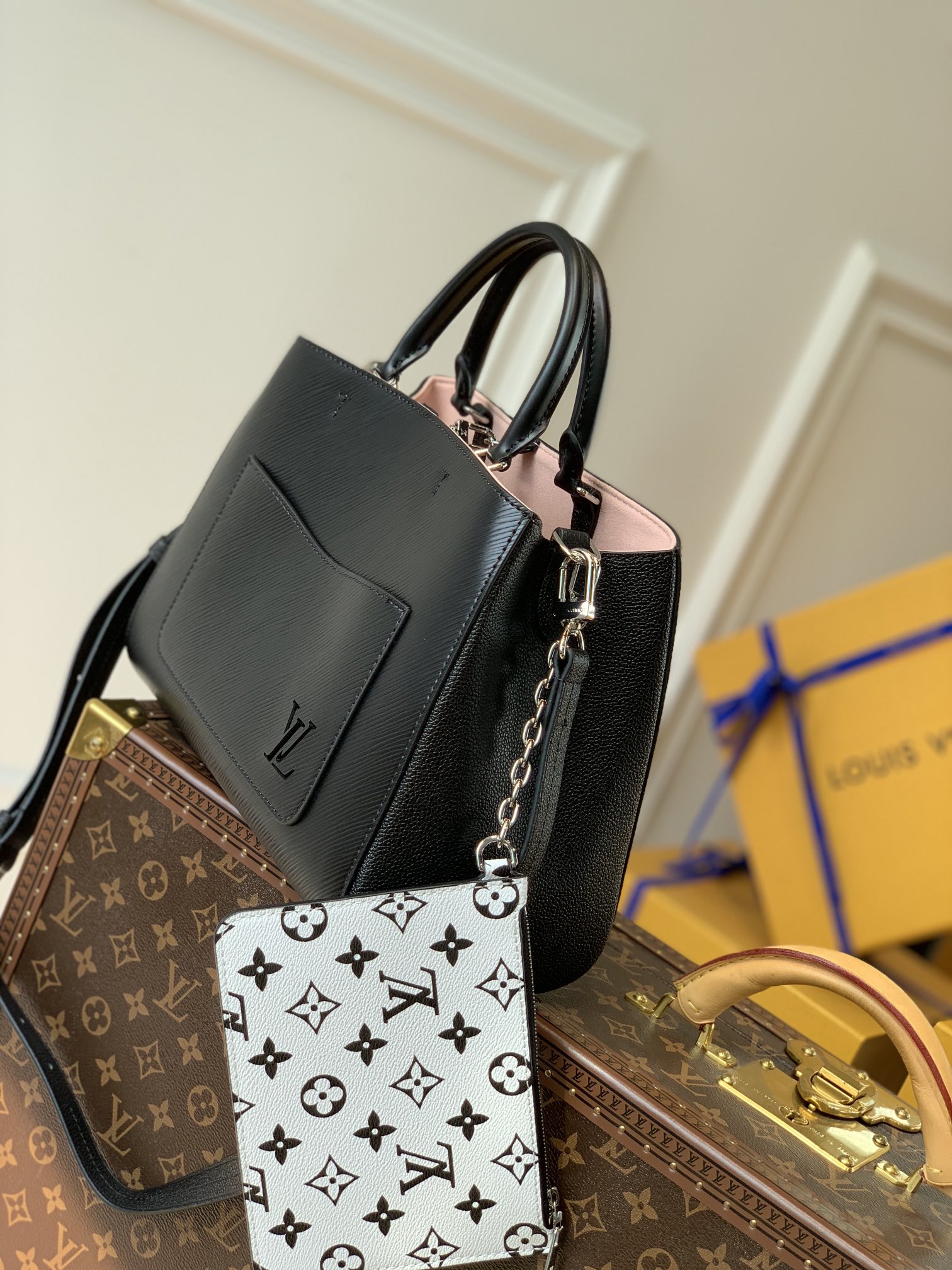 l0*is V*t0n marelle tote -25*17*11&30*21*13cm