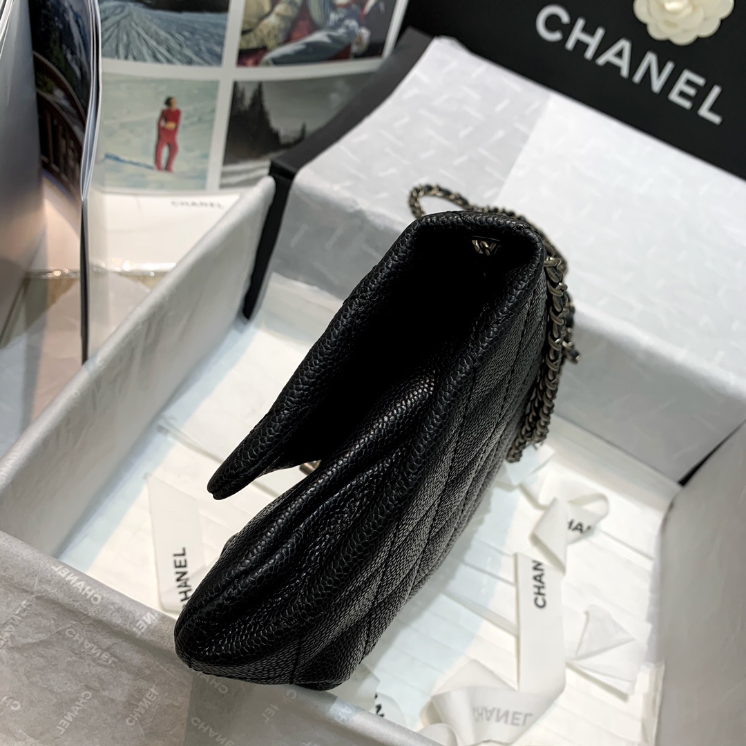 Ch@nel Flap Bag-30*18*4CM