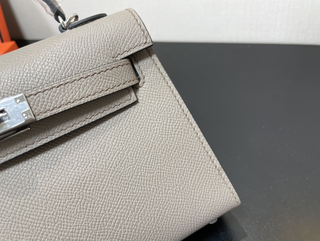 H**mes kelly-gold&silver hardware-19cm