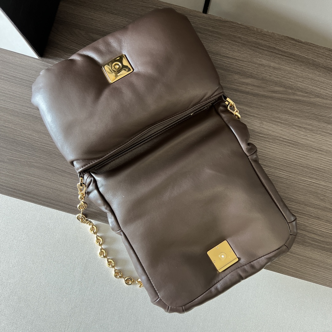 L0ew* puffer goya bag-23*13*6cm