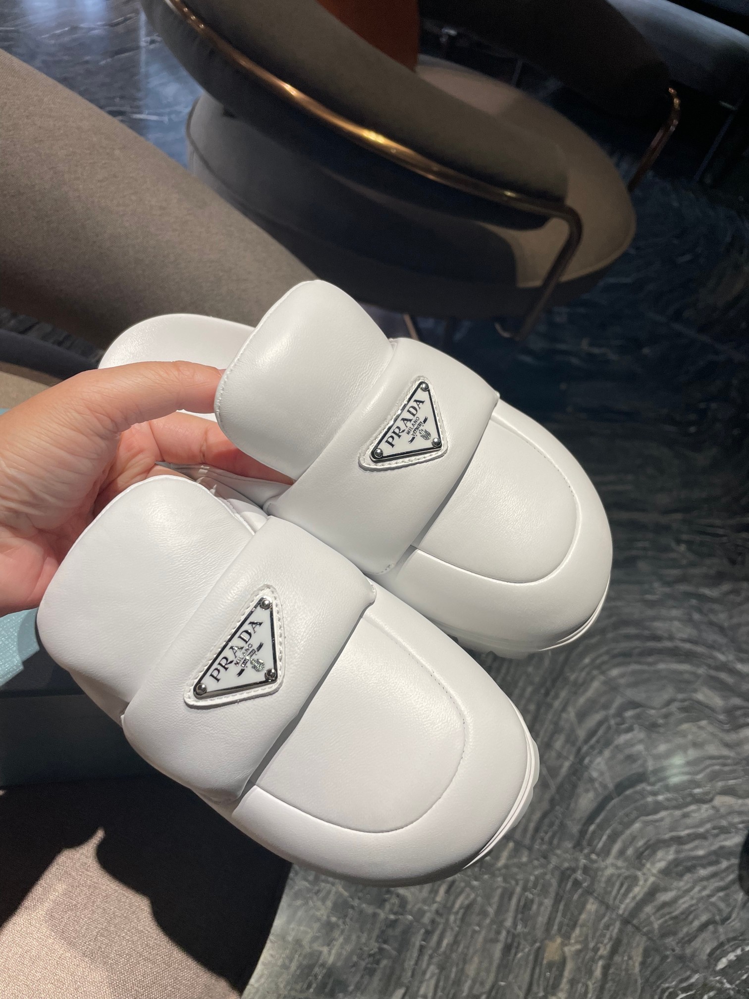 Pra*a boots 2023ss-3cm