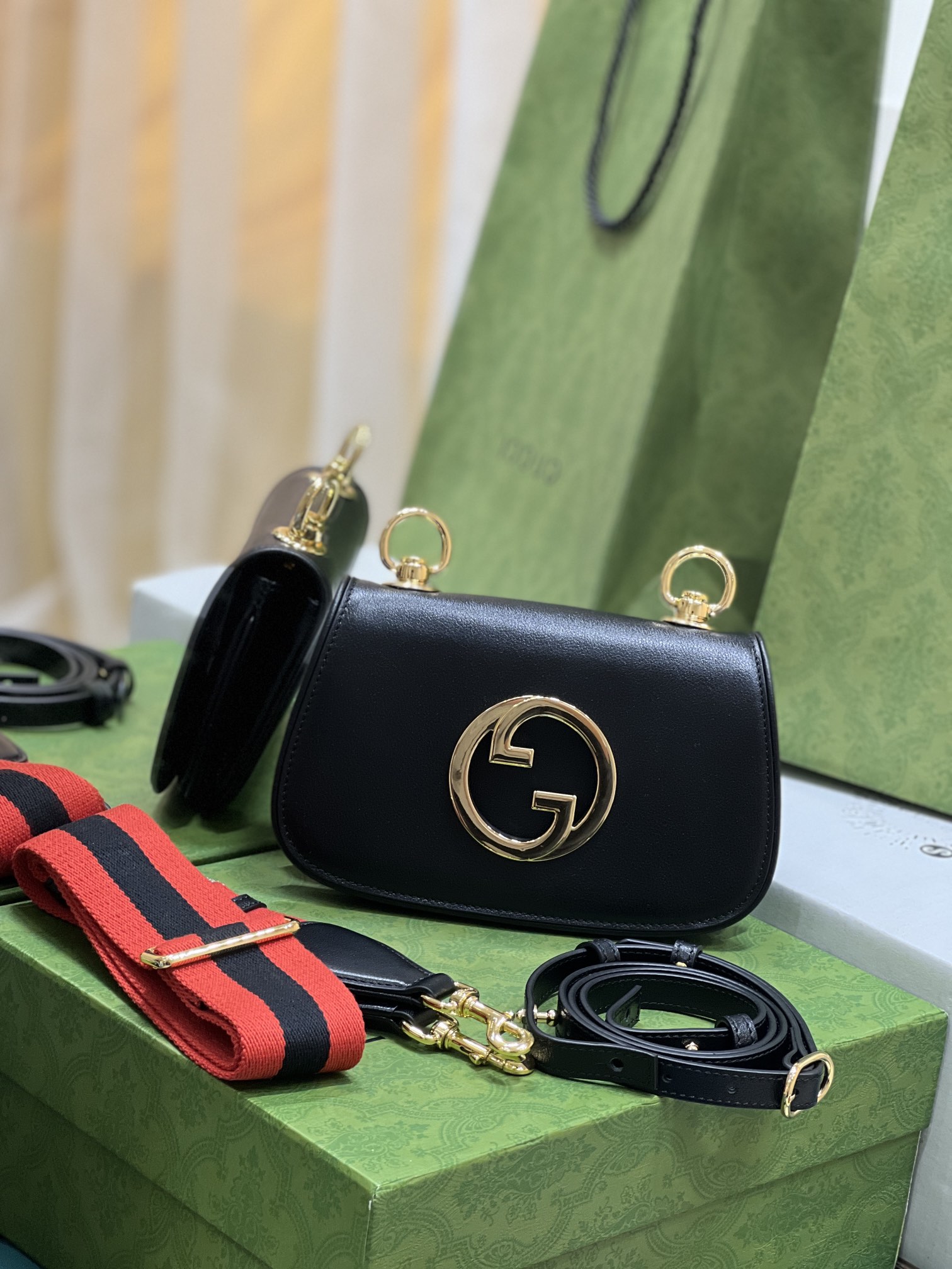 G*u*i blondie shoulder bag-22*13*5.5cm