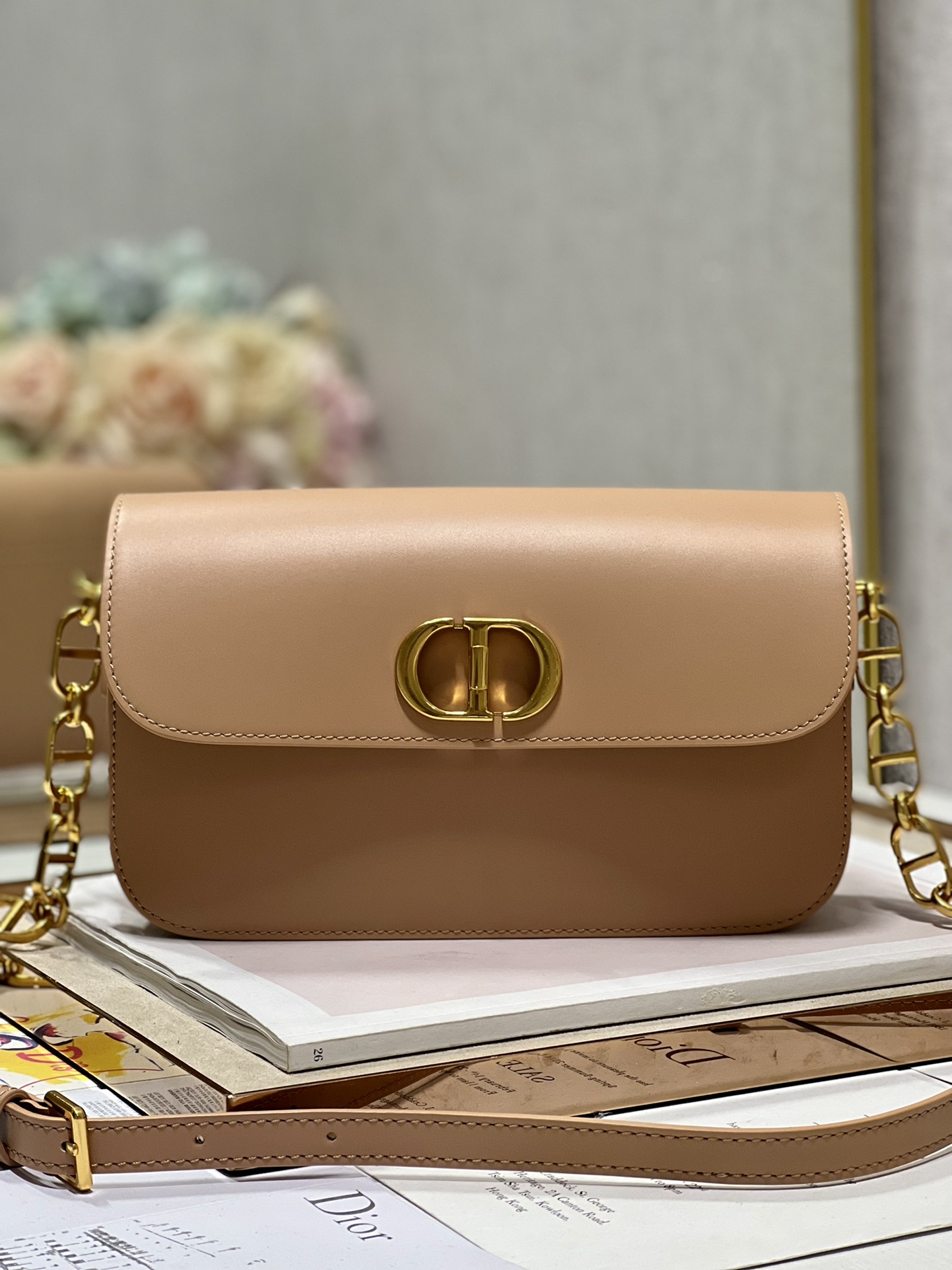 Di0r 30 Montaigne Avenue Bag-22.5×12.5×6.5CM
