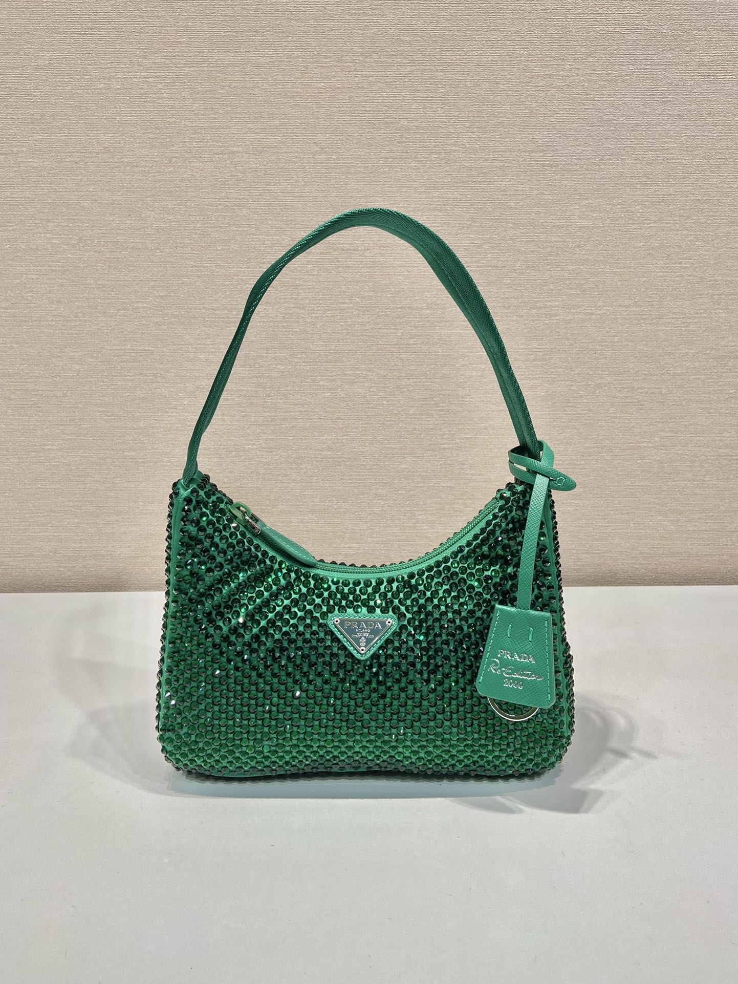 Pra*a nylon 1ne515 hobo bag-23*14*5cm