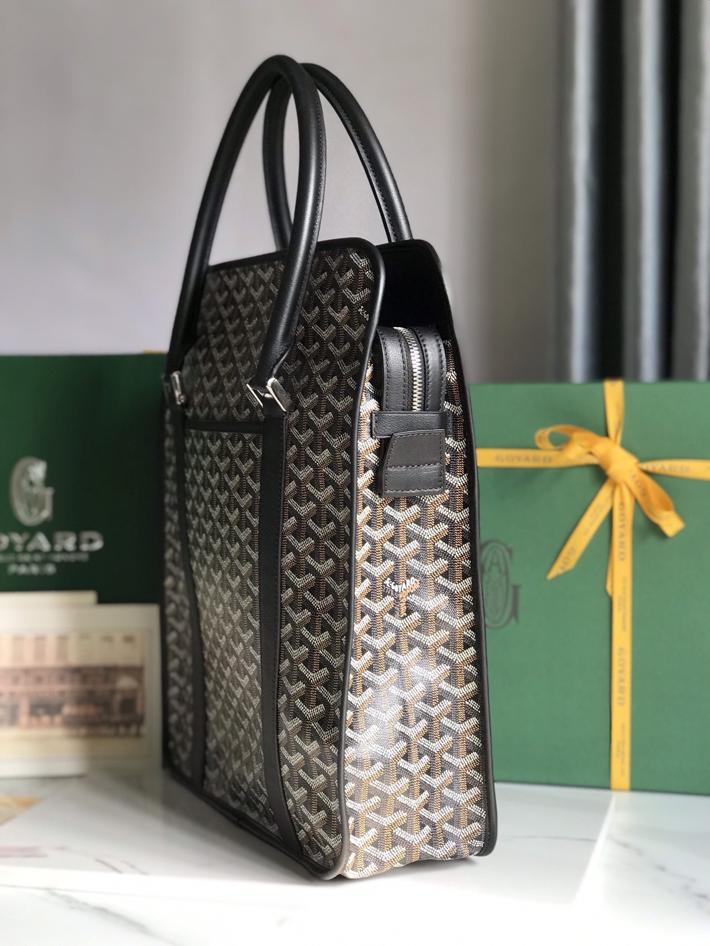 Go*ard bourgogne tote -35×39×11cm