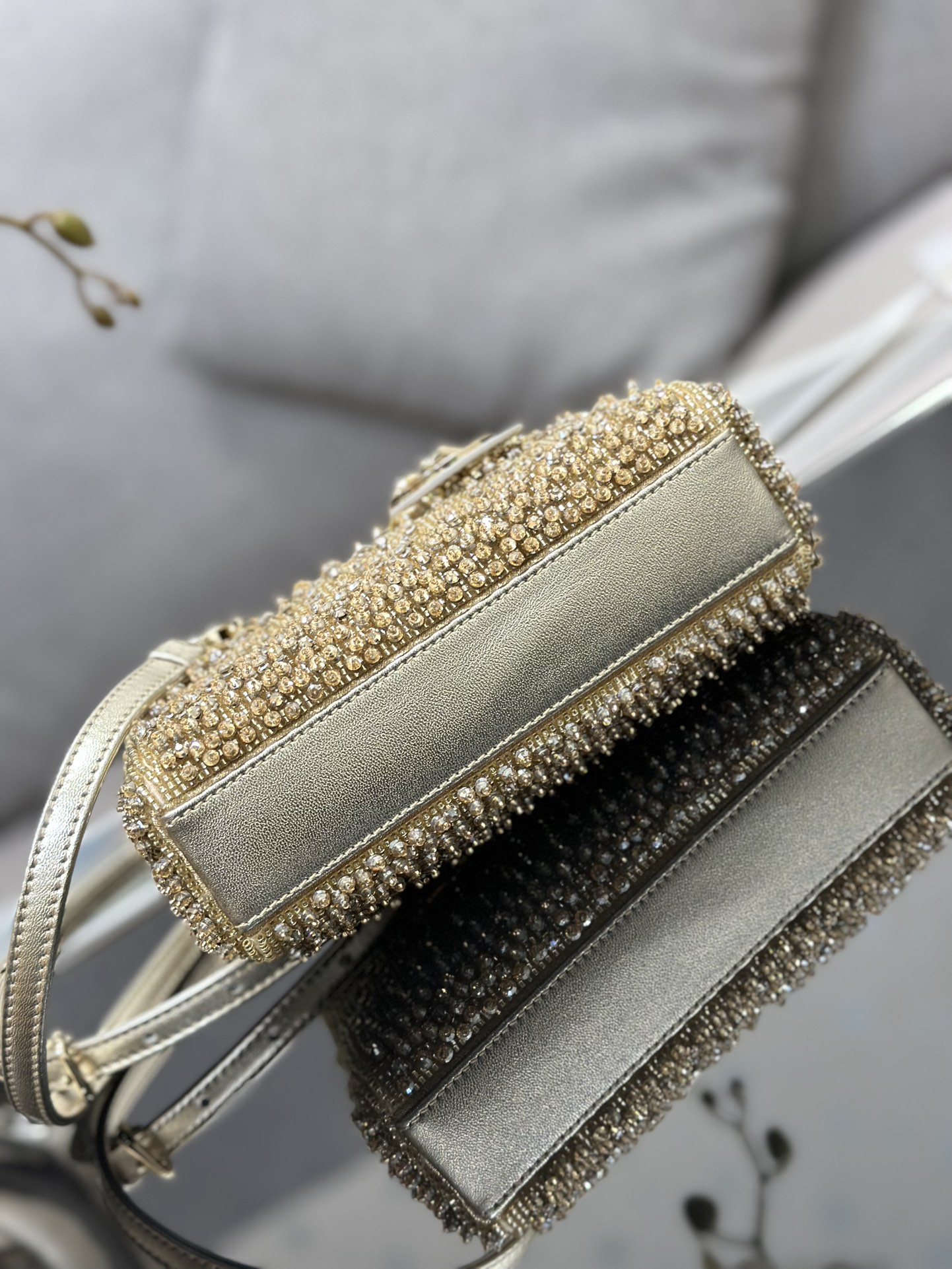 lady D*or handle bag-16 x 9 x 5cm