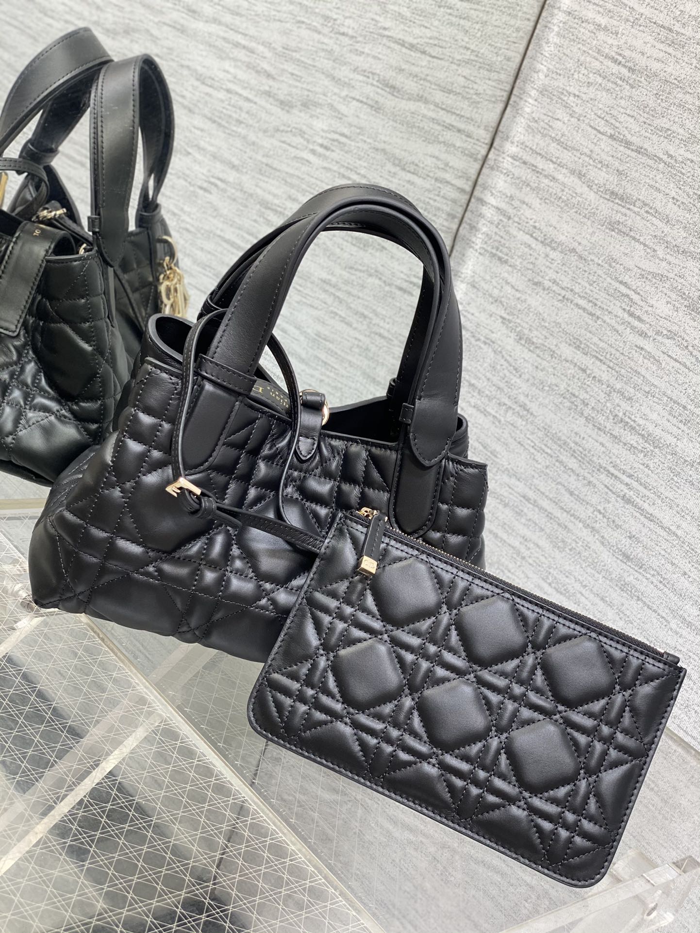 D*or toujours tote bags-23*15*15&28.5*19*21cm