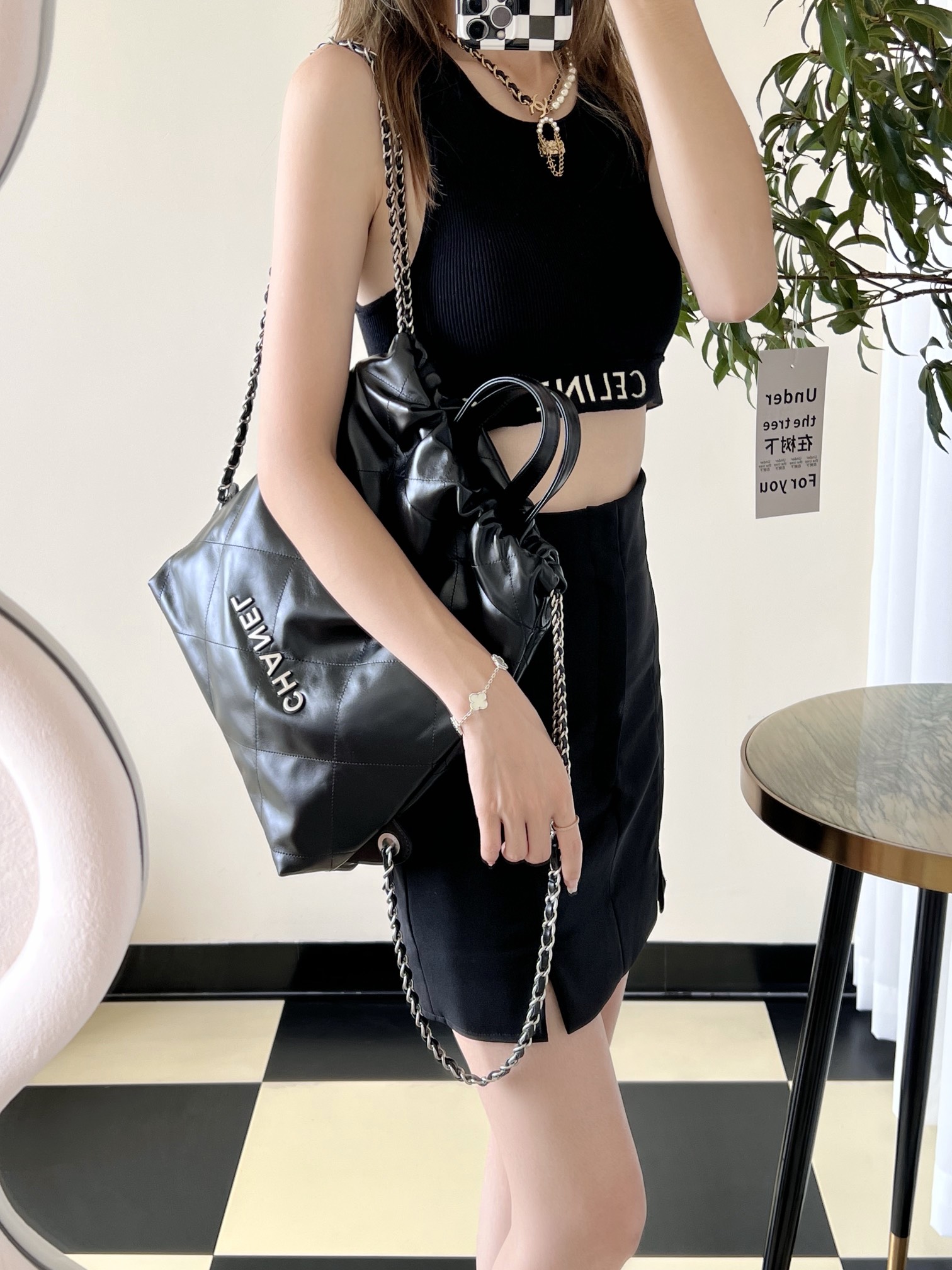 Ch@nel Backpack-29*34*10.5CM