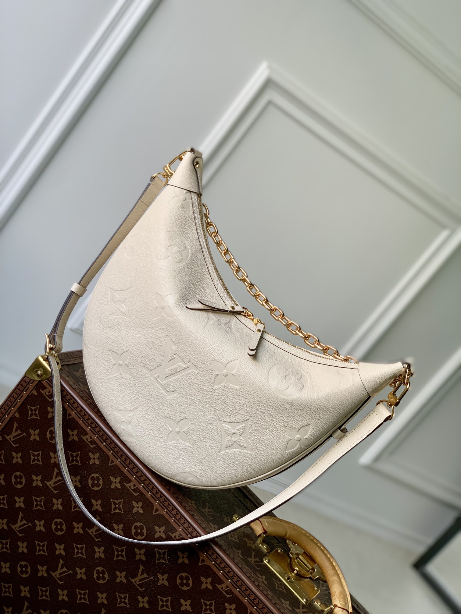 l0*is V*t0n loop hobo handbags-m46725-38*26*10cm