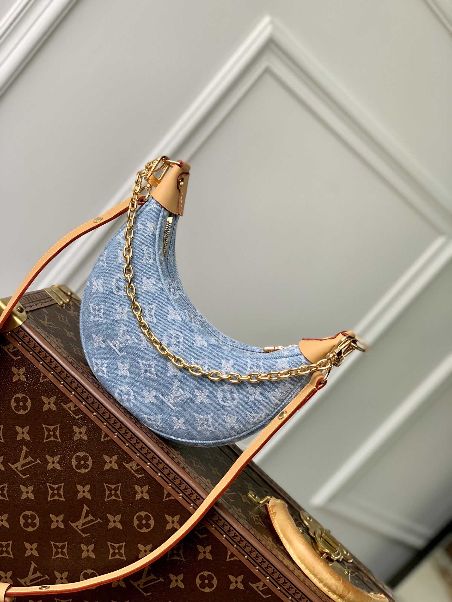 l0*is V*t0n loop handbags-m11267-23*13*6cm