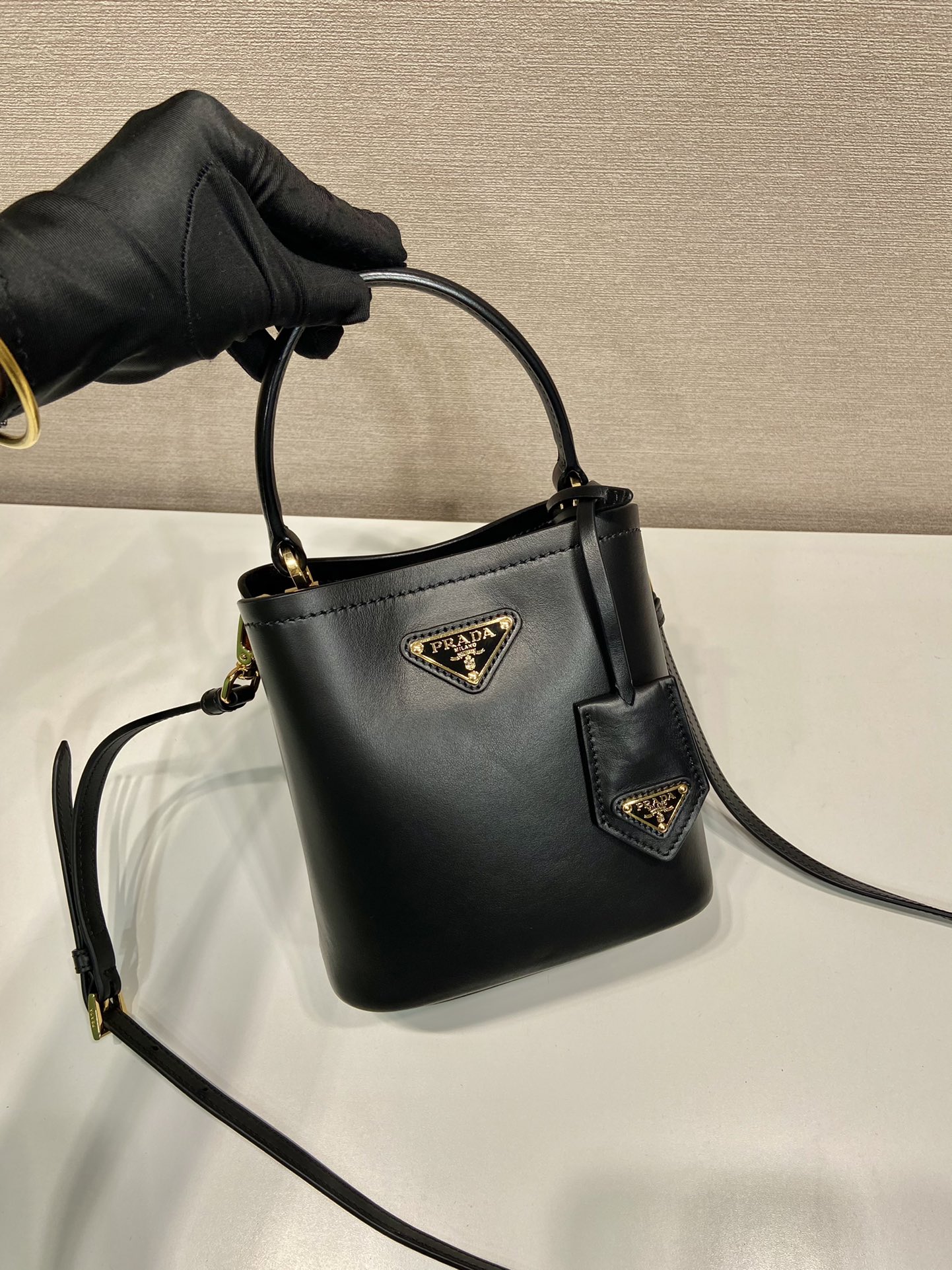 Pra*a 1ba373 tote-15*16*9.5cm