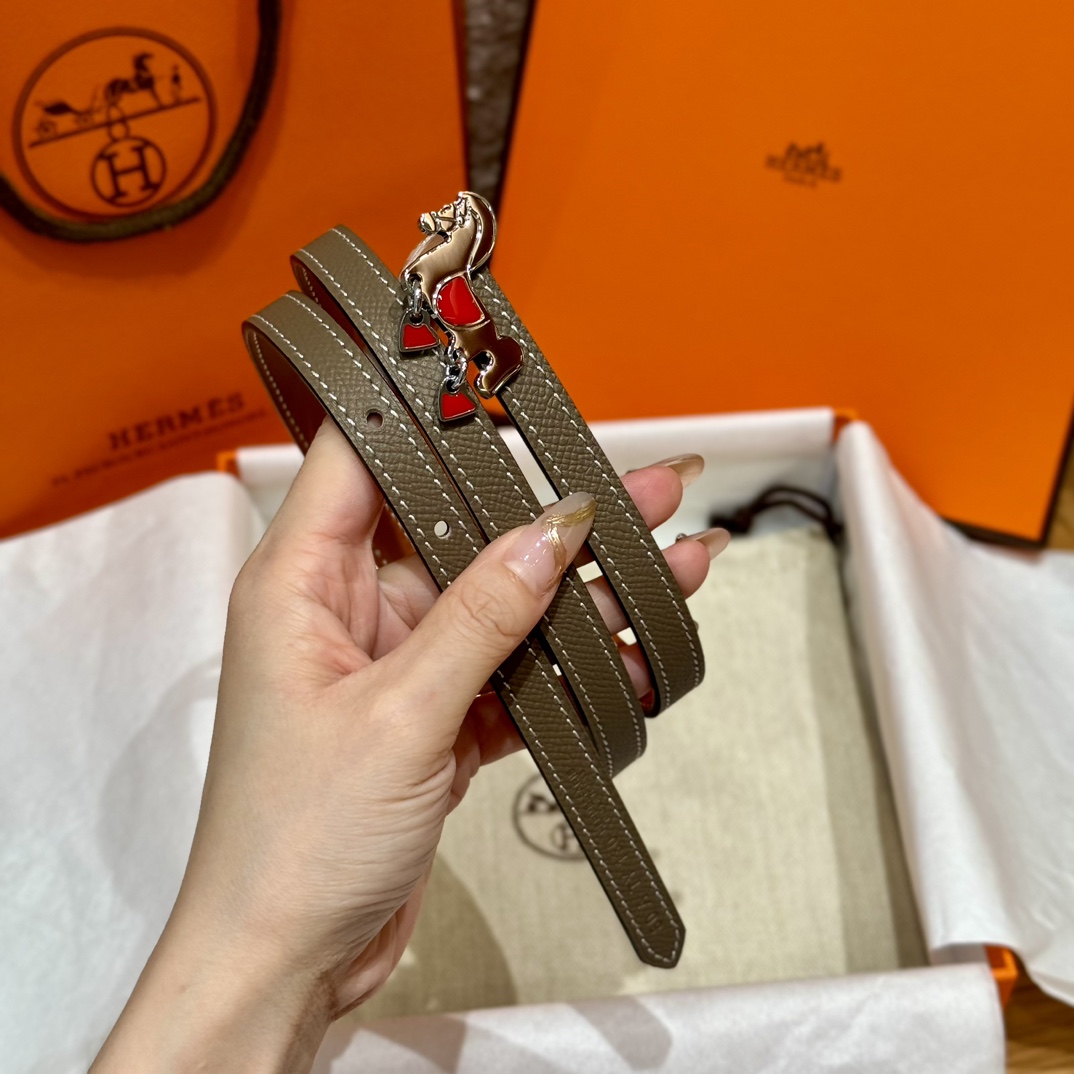 H**mes belt-1.3cm