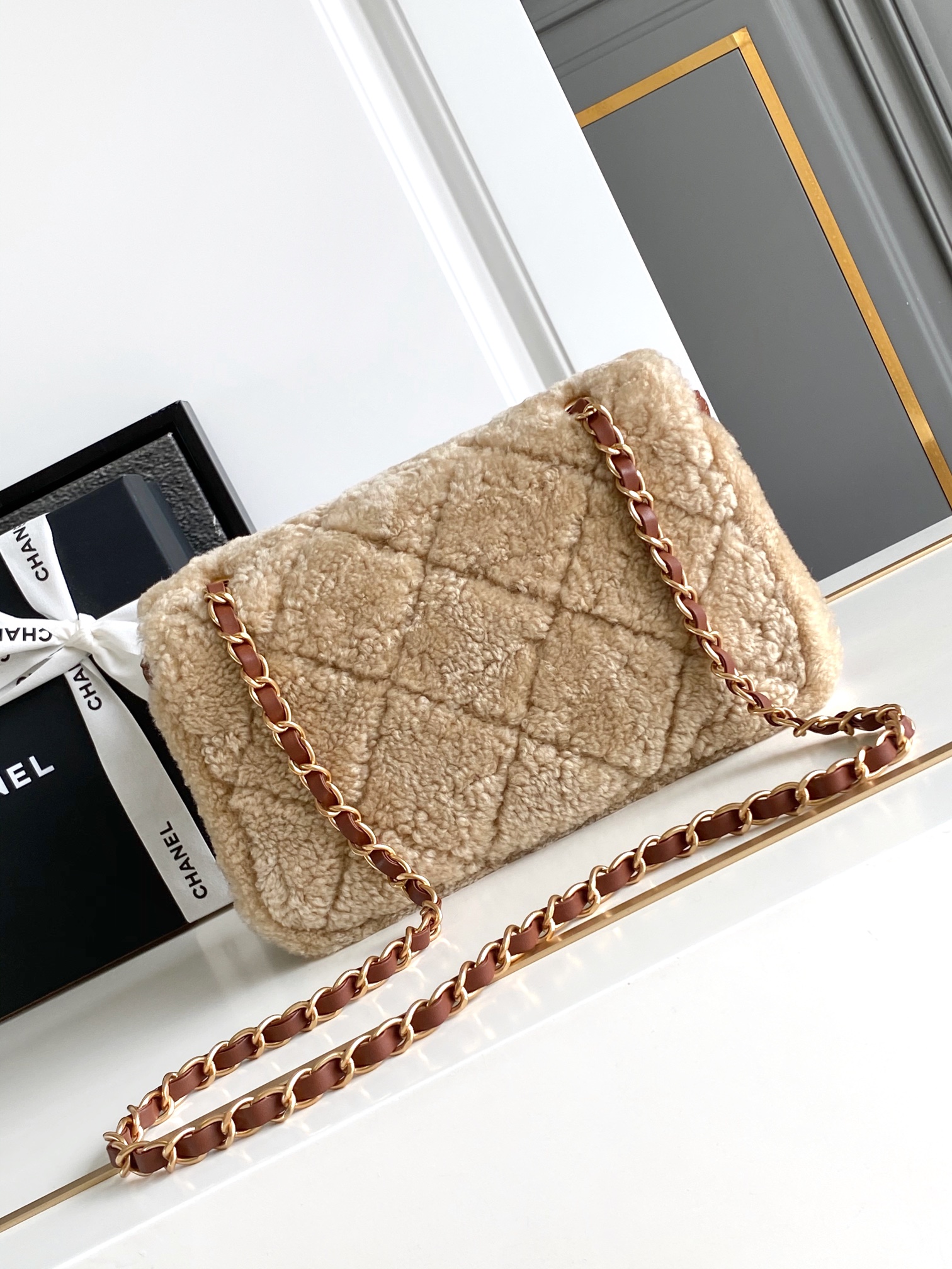 Ch@nel Flap Bag-16 x 23.5 x7.5CM