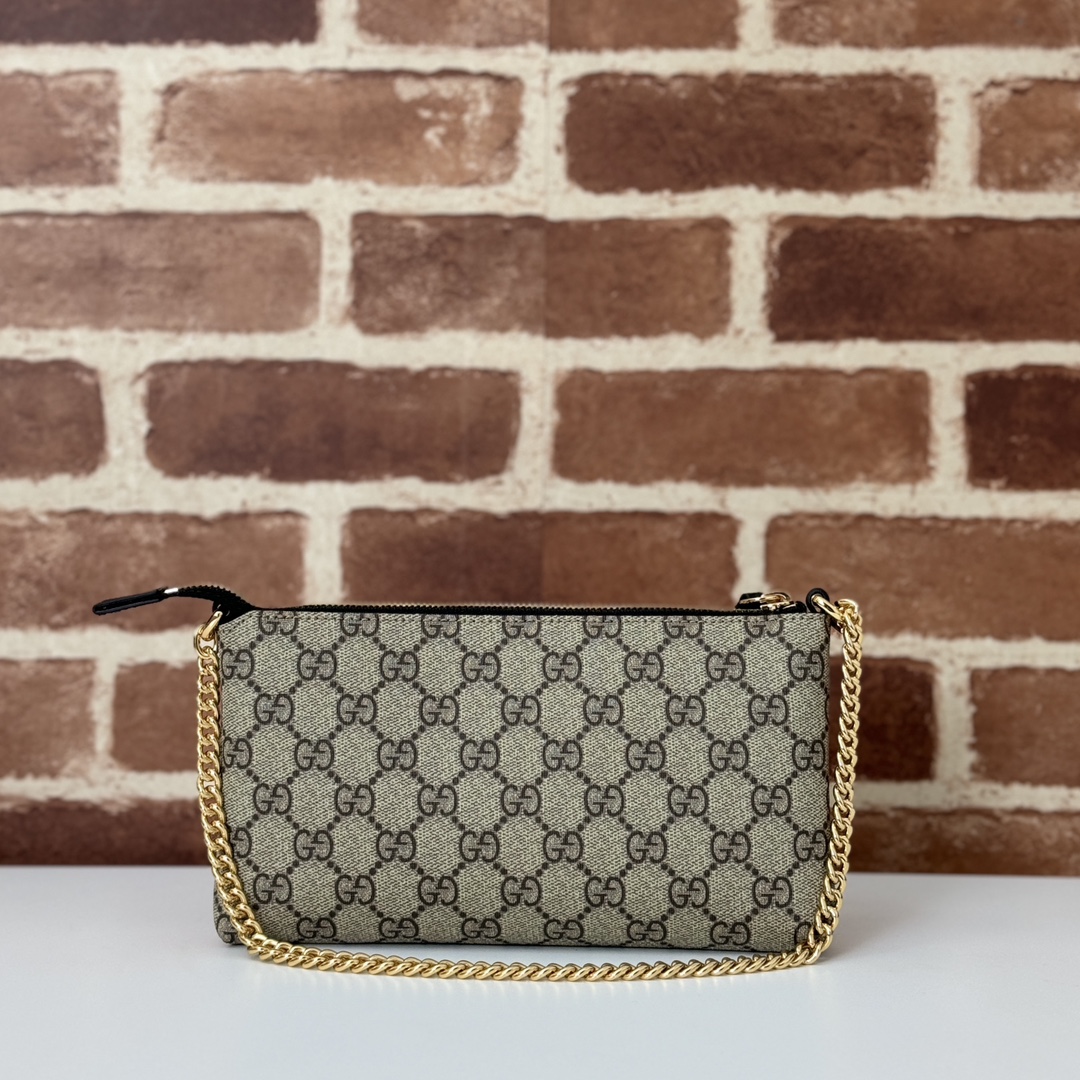 Gvc*1 gg svp*me monogram wrist wallet-22.5*13*2.5cm