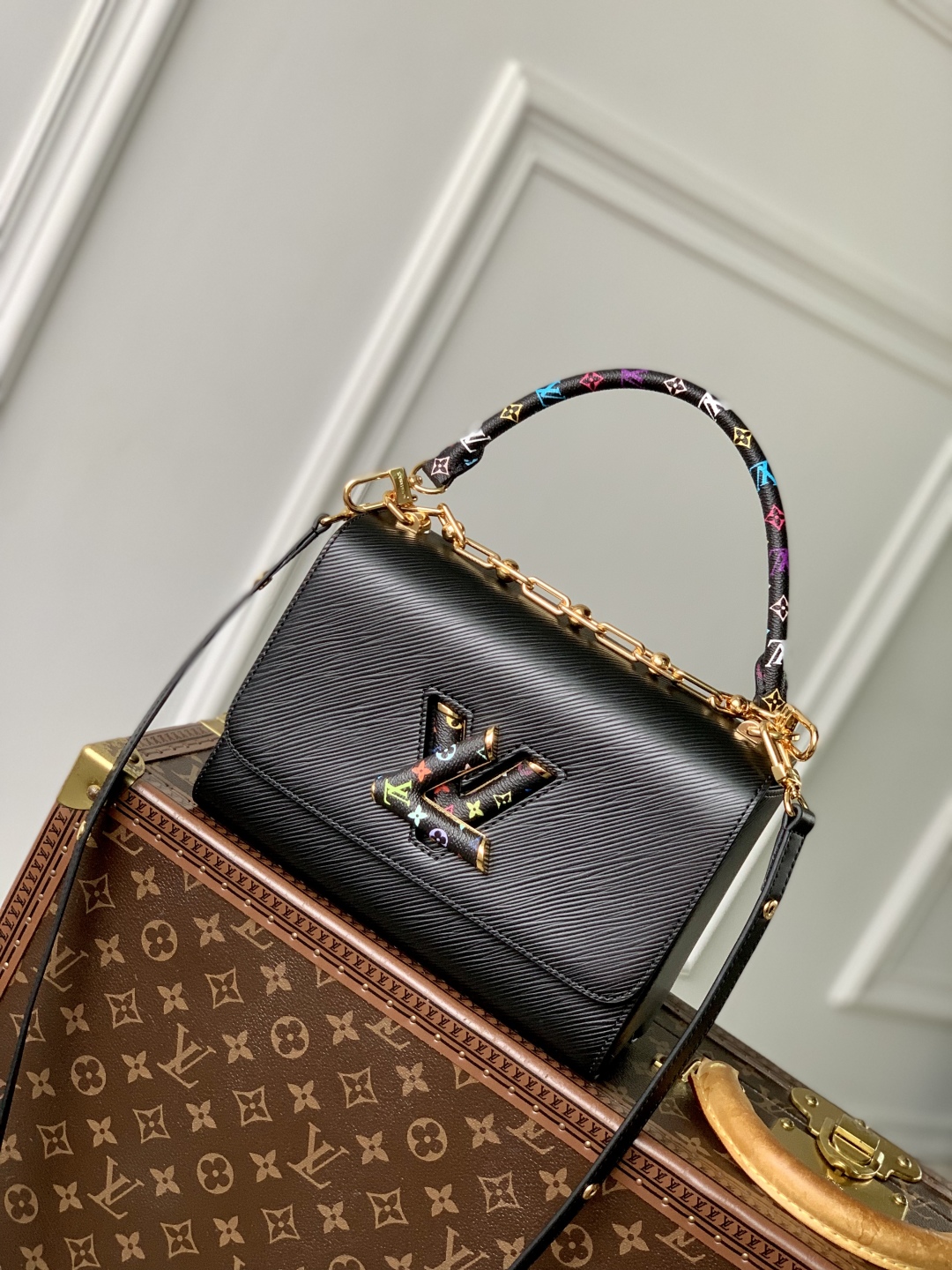 LV x TM Twist MM Slim Epi Leather - Women Bags-M13678-16 x 8 x 23CM
