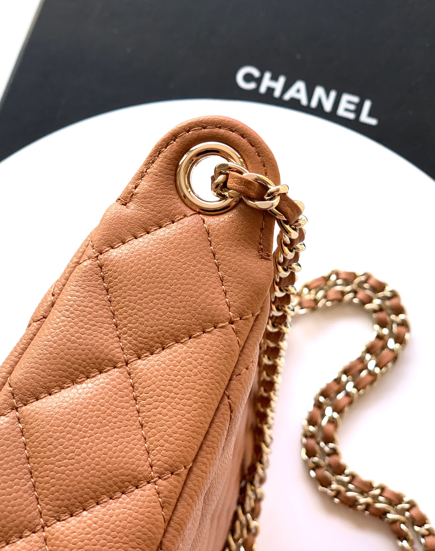 Ch@nel Lambskin Quilted Small Clutch With Chain -12x21x5.5CM