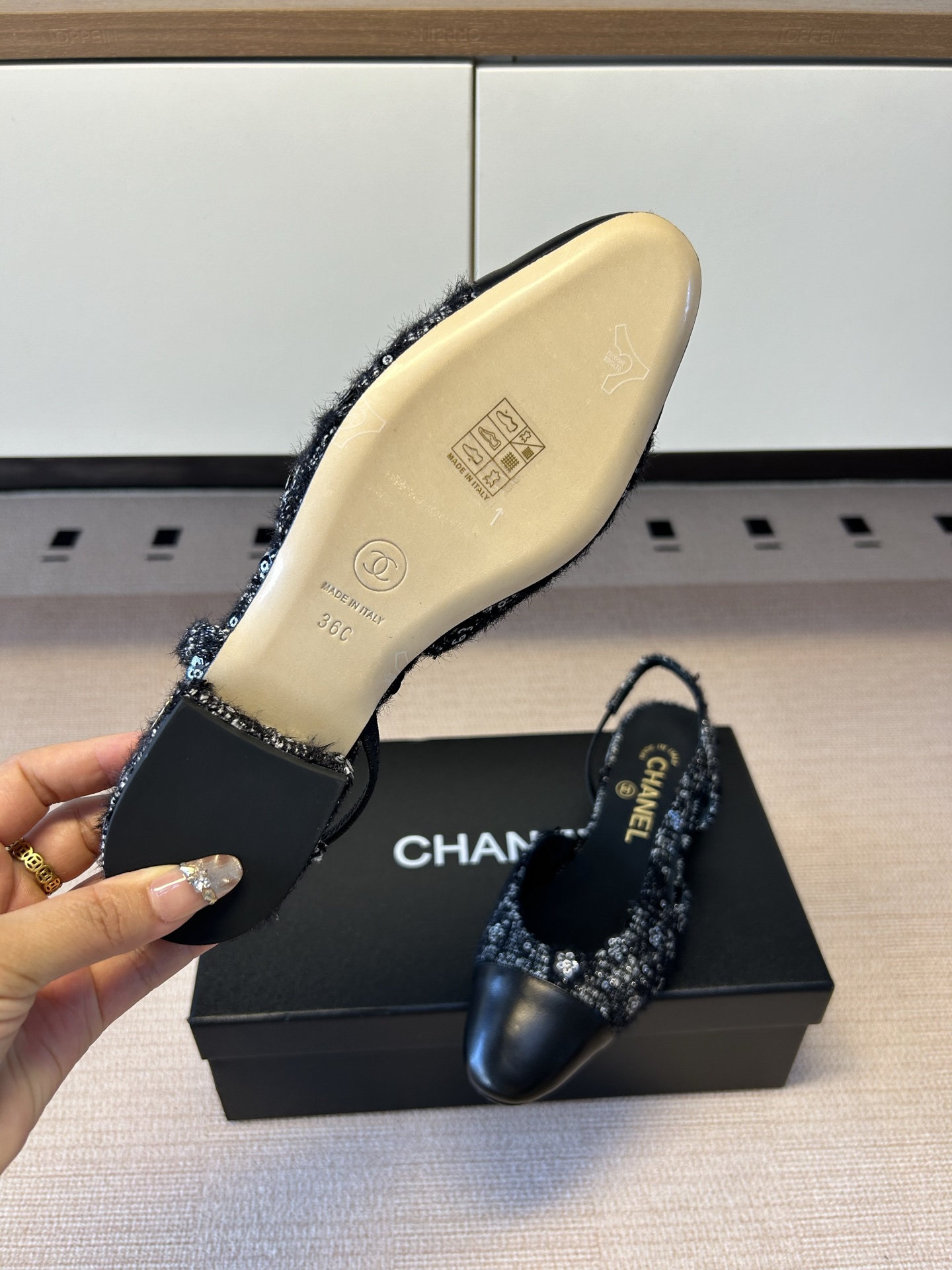 Cha*el Slingback-1.5CM