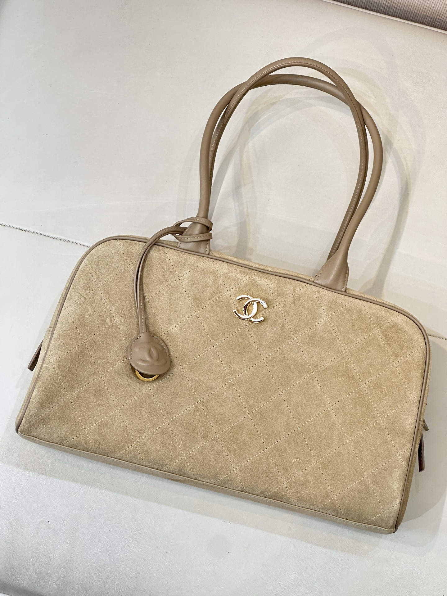 Ch@nel Bowling Bag-19*35.5*12.5CM